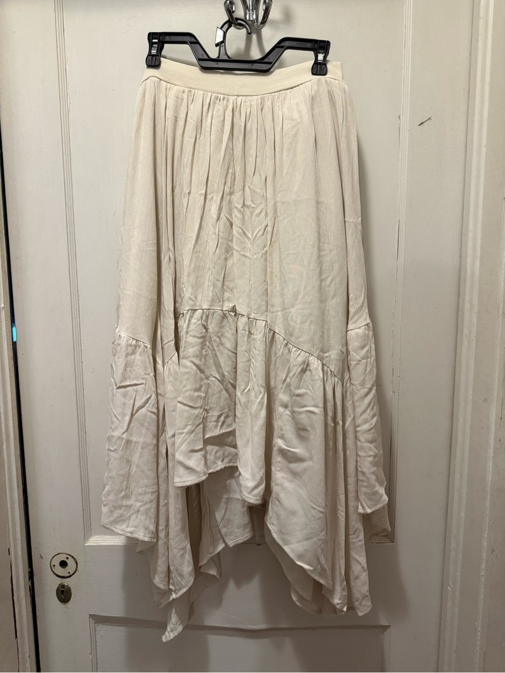 Torrid Women's Cream hanky hen Tiered Skirt